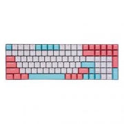ROYAL KLUDGE RK100 三模机械键盘 白光版（茶轴、PBT、100键）