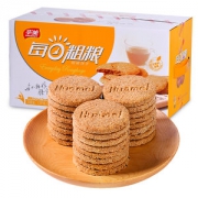 华美 饱腹粗粮饼干 3斤 约78独立小包