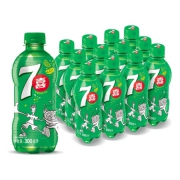 plus会员、限地区： 七喜7up 柠檬味 汽水碳酸饮料 300ml*12瓶
