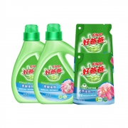 88VIP：Kispa 好爸爸 天然亲肤 洗衣液6.24kg+白猫 天然苏打 洗洁精1.1kg×4瓶+朗利洁 牙刷*2支