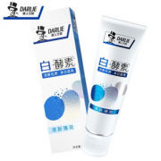 有券的上！DARLIE 黑人 白·酵素清新薄荷美白牙膏 120g
