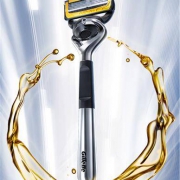 12点：Gillette 吉列 锋隐致护引力盒礼盒装 5层超薄刀片（1刀架 5刀头 磁力底座）
