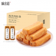 味出道 肉松饼 海苔肉松条1000g整箱