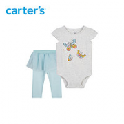 Carter's 孩特 婴儿短袖哈衣裤子套装