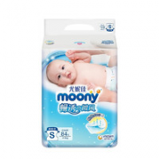 干爽透气！moony 尤妮佳 婴儿纸尿裤 S84片