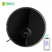 360 T90 扫拖一体 扫地机器人 伯爵黑