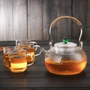 Le Bronte 朗特乐 玻璃茶具套装 600ml 玻璃茶杯4只装
