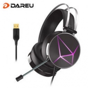 Dareu 达尔优 EH722 电竞版 头戴式游戏耳机 黑色