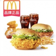 聚划算百亿补贴：麦当劳 经典双堡 超值套餐 单次券