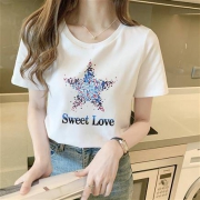 La Chapelle 拉夏贝尔  女士短袖T恤  9T212SS204001