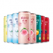 88VIP：RIO锐澳 3度微醺 5口味 预调鸡尾酒 330ml*8罐+锐澳 葡萄 白兰地 500ml