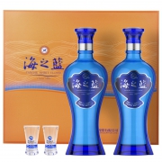 SUPER会员：洋河(YangHe) 蓝色经典 海之蓝 52度 480ml*2 礼盒装*3件