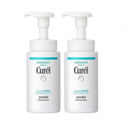 10点！黑卡会员！Curel 珂润 润浸保湿洁颜泡沫 150ml 2件装