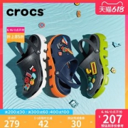 卡骆驰 Crocs 男女鱼骨大底沙滩鞋 Crostile树脂大底