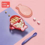 babycare 婴儿外出碗勺套装 便携儿童分格碗