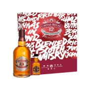 英国进口 芝华士 12年苏格兰威士忌 500ml+50ml 礼盒