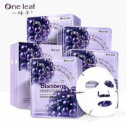 oneleaf一叶子 黑莓胶原蛋白面膜贴 20片