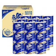 Vinda 维达 蓝色经典系列 有芯卷纸 4层*200g*27卷 *4件