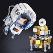 SEMBO BLOCK 森宝积木 太空人积木 宇航员+探测器