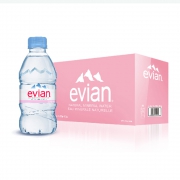 聚划算百亿补贴:evian 依云 天然矿泉水 330ml*24瓶
