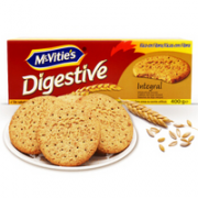 有券的上！McVitie's 麦维他 高纤全麦消化饼干 400g