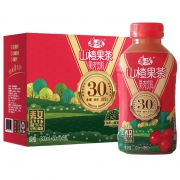原果汁浆含量大于50%：360mlx8瓶 华旗 金牌系列 山楂果茶礼盒装