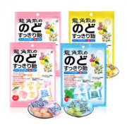 日本原装进口 龙角散 粉末夹心润喉糖 80g*4袋 3口味组合装