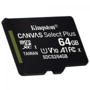 618品类日：Kingston 金士顿 CANVAS Select Plus microSDXC A1 UHS-I U1 TF存储卡 64GB