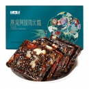 燕窝阿胶固元糕礼盒200g+ 千焙屋无糖粗粮全麦吐司105g+小鹿蓝蓝九种蔬菜饼干80g