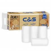 聚划算百亿补贴:C&S 洁柔 原生木无芯卷纸 12卷840g