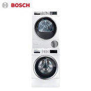 BOSCH 博世 9+9公斤活氧除菌洗衣机 进口热泵烘干机洗烘套装   WGC344B00W+WTU879H00W