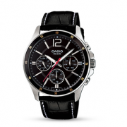 Casio 卡西欧 MTP-1370D-1A2 男士石英商务防水手表