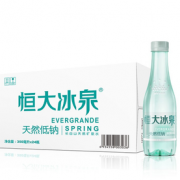 清爽可口！恒大冰泉 长白山天然矿泉水 350ml*24瓶