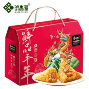 限地区：鲜品屋  鲜品丰年 粽子礼盒 2400g*2件