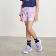 基础百搭！Skechers 斯凯奇 女童儿童针织短裤 （110-155cm） L121G128 6色