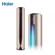 Haier 海尔 KFR-50LW/07UDP21AU1 变频 立柜式空调 2匹 香槟金