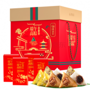 限地区 集味轩粽子礼盒嘉 8粽4味1200g
