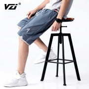 冰丝顺滑速干，可当家居裤：VZI 男士 夏季宽松短裤