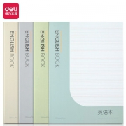 deli 得力 EFB550-01 英语作业本 B5/50张 4本装