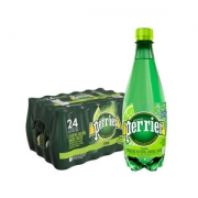 法国 Perrier无糖气泡水 青柠味  500ml*24瓶