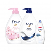 Dove 多芬 滋养美肤沐浴乳 樱花甜香 1kg*2+190ml