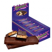 PLUS会员：slavyankaKDV 巧克力味夹心糖（盒装紫皮糖棒） 700g*3件