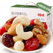 0点开始！百草味 每日坚果30袋 750g