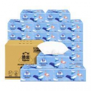 Hygienix 洁云 BEAU柔韧抽纸 火烈鸟 3层120抽20包（178*133mm）*4件