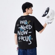 Semir 森马 10B9421100196-9000 男士休闲T恤