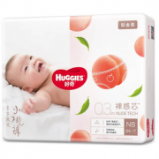 透气舒爽！HUGGIES 好奇 铂金装 婴儿纸尿裤 NB84片