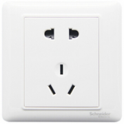 Schneider Electric 施耐德电气 睿意系列 五孔插座 白色 1支