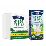88VIP：Lacheer 兰雀 德臻脱脂 牛奶 200ml*24盒*3件