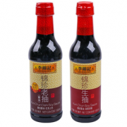 10点领券！李锦记 锦珍生抽500ml +李锦记 锦珍老抽500ml