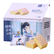 16日0点：Three Squirrels 三只松鼠 雪芙蕾蛋糕 1000g*2件
